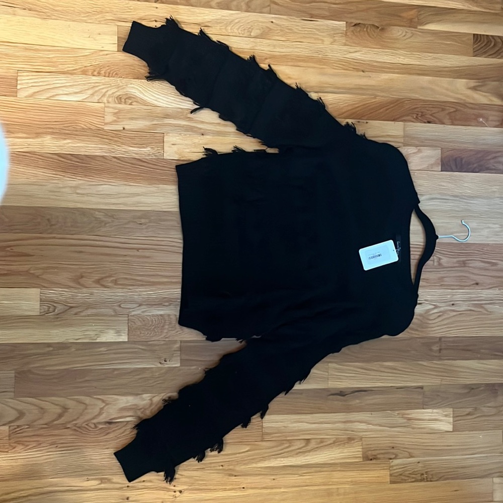 Love tree black sweater